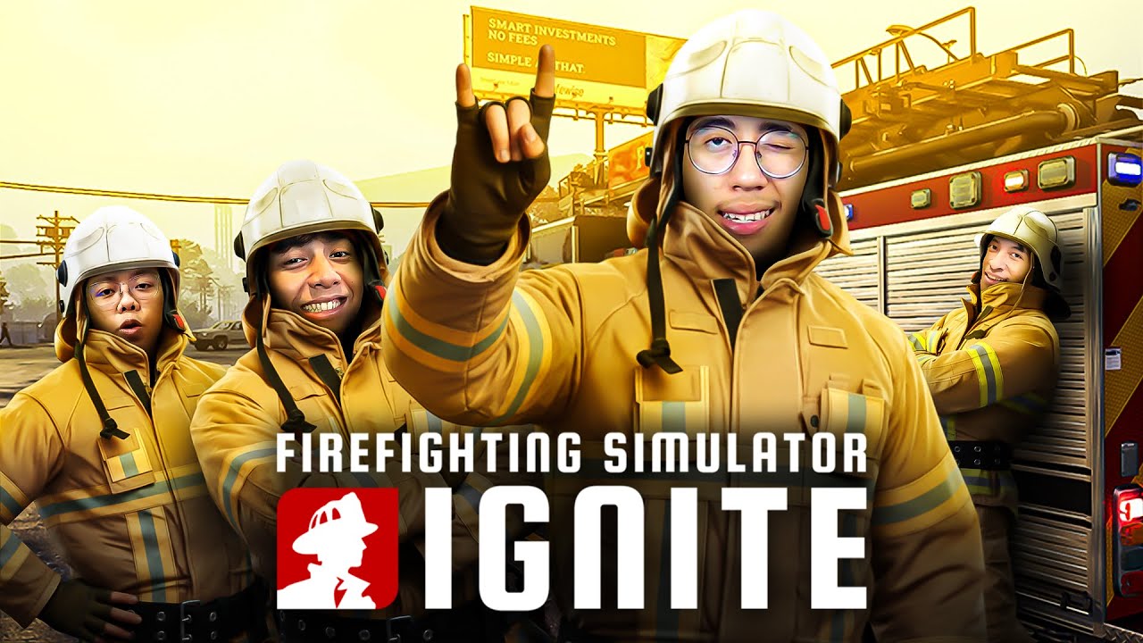 XXGANK MENJADI PEMADAM KEBAKARAN? - FIRE FIGHTER SIMULATOR