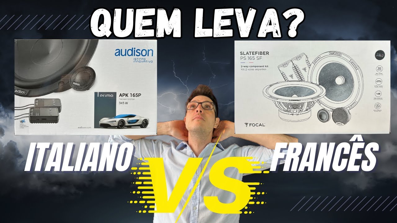 FOCAL SLATEFIBER vs AUDISON 165P – A BATALHA DOS KITS 2 VIAS! Qual Vale Mais a Pena?