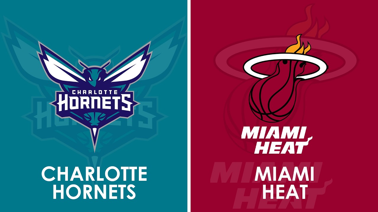 Charlotte Hornets vs Miami Heat NBA Live Scoreboard