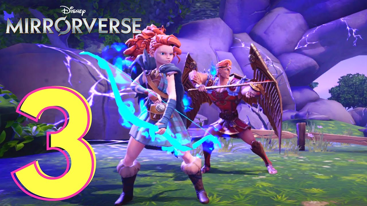 Disney Mirrorverse - Hercules, Merida vs Evil Monster Sulley Gameplay (IOS, Android,IPAD) #3