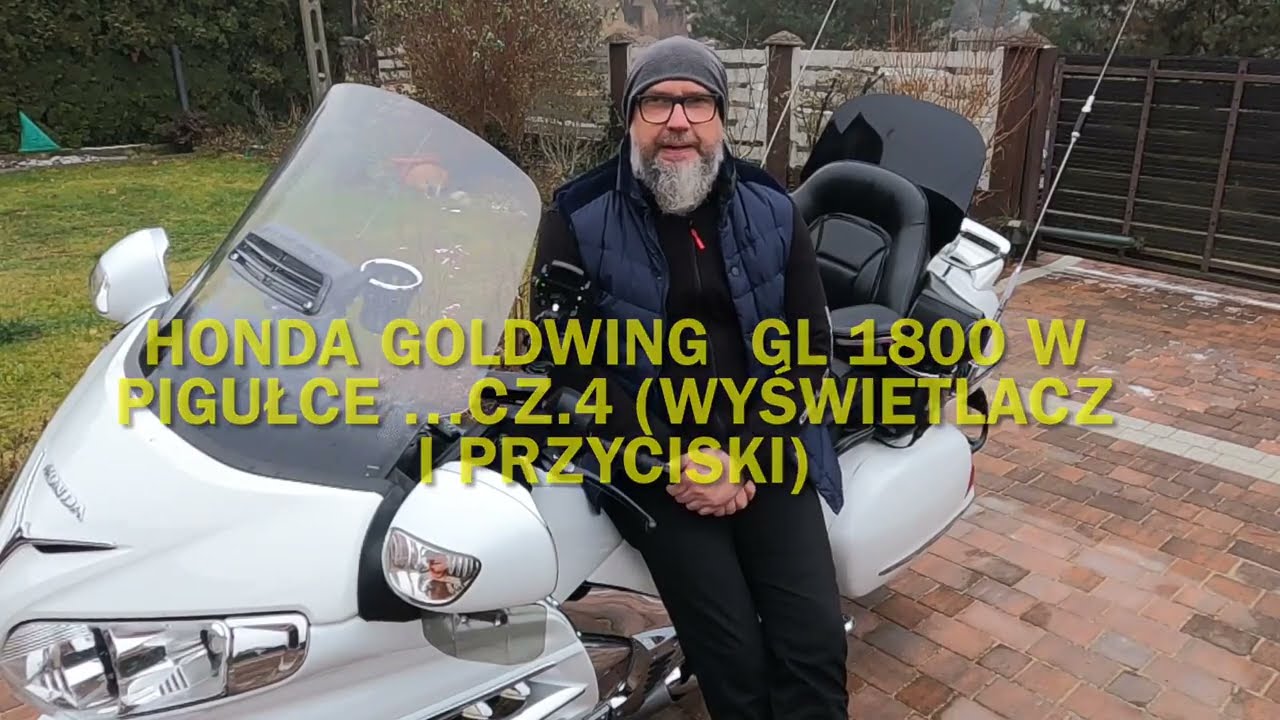 Honda GoldWing GL 1800 w pigułce dla początkujących cz.4 Wyświetlacz i przyciski.Display and buttons