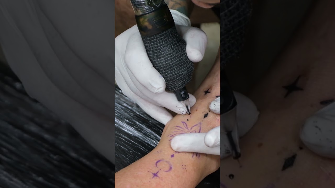 Line mandala tattoo on ankle #tattoo #marmaris