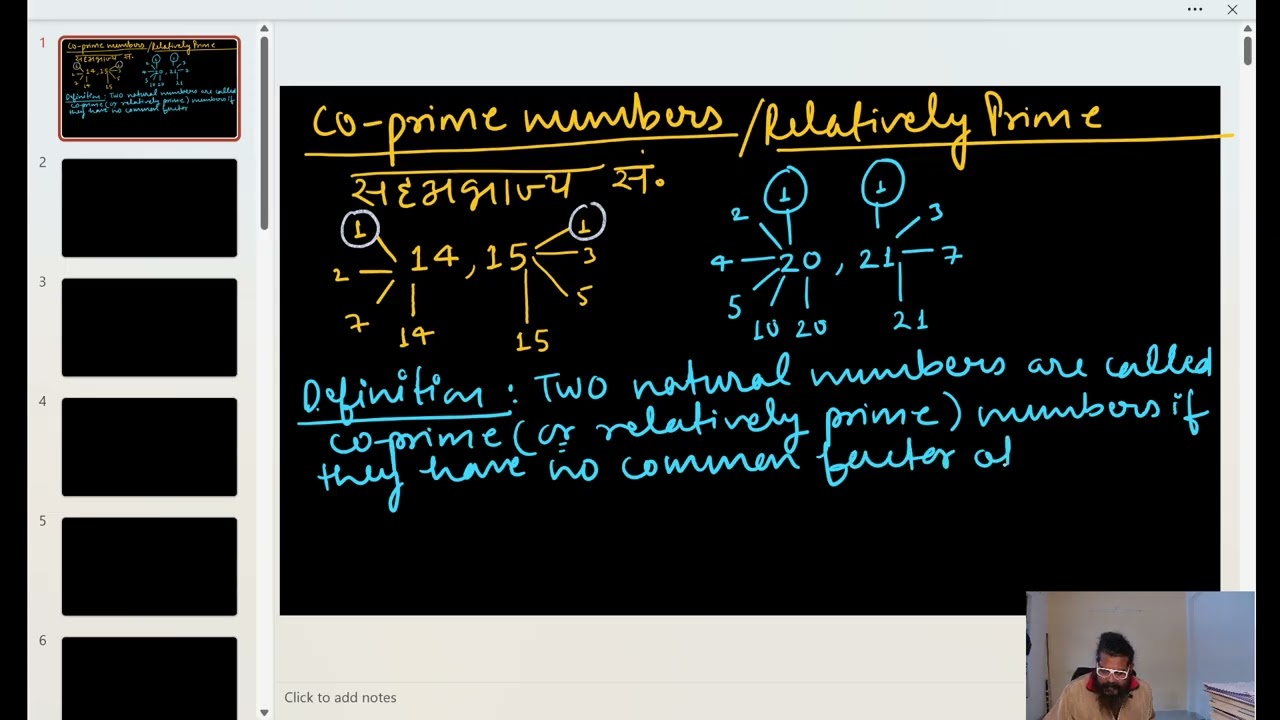 Number system session 5 (COPRIME NUMBER, PERFECT NUMBERS,HARDY-RAMANUJAN NUMBERS & ROMAN NUMERALS)