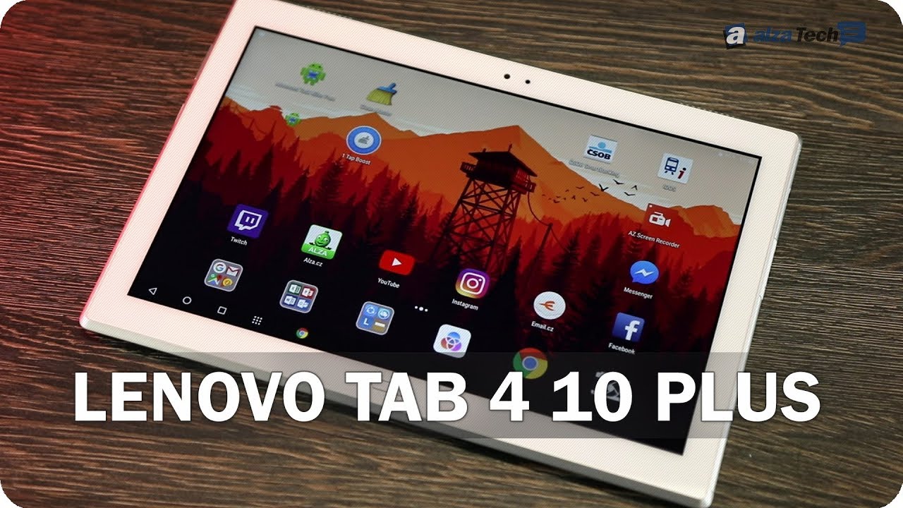 Lenovo Tab 4 10 Plus: Výkonný multimediální tablet pro celou rodinu! - AlzaTech #635