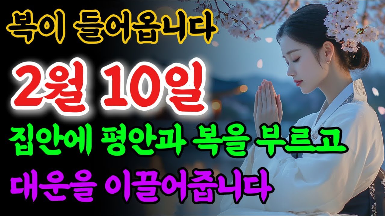 📢꼭 듣고가세요!! 집 안에 평안과 복을 부르고, 대운을 이끌어줍니다.🙏 #불교음악 #로또당첨 #소원성취 #금전운