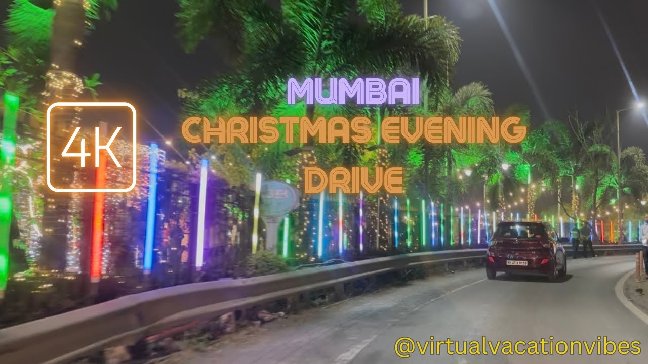 Mumbai Christmas Evening Drive | Bandra |Mumbai| The City That Never Sleeps