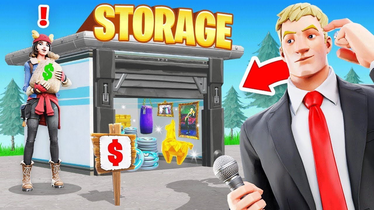 1$ oder 1.000.000$ GARAGE für OP LOOT in Fortnite