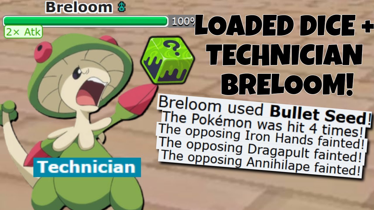 LOADED DICE TECHNICIAN BRELOOM IS BUSTED! POKEMON SCARLET AND VIOLET