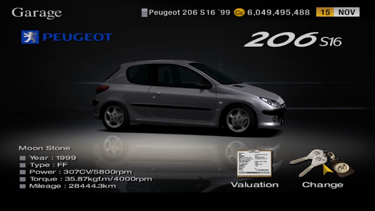 Gran Turismo 4 - Peugeot 206 S16 '99 (2026 Gameplay)
