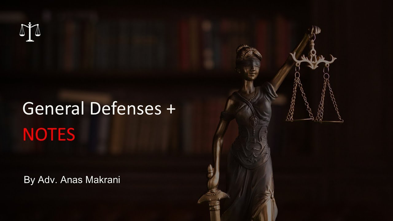 General Defenses || With Notes || Semestra Legal || Law of Tort