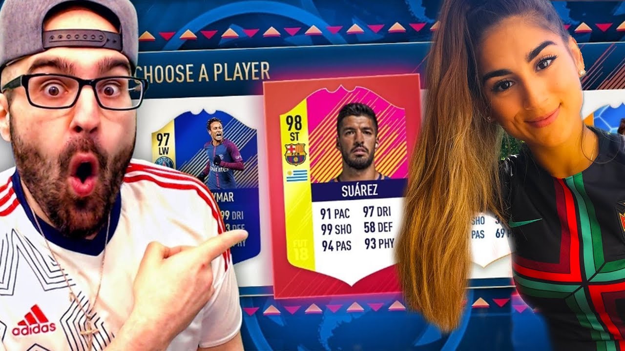 GIRLFRIEND PICKS MY SOUTH AMERICAN ONLY DRAFT CHALLENGE! - FIFA 18 Ultimate Team