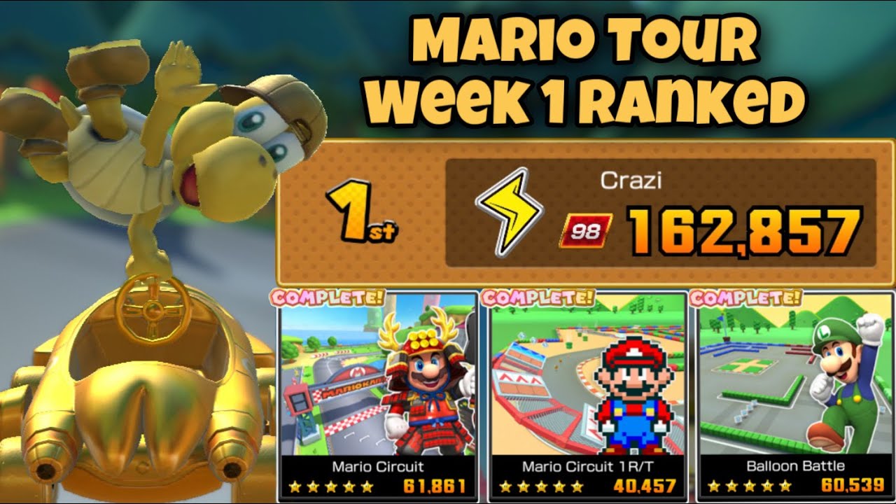 Mario Kart Tour - Mario Tour Week 1 Ranked High Score Races