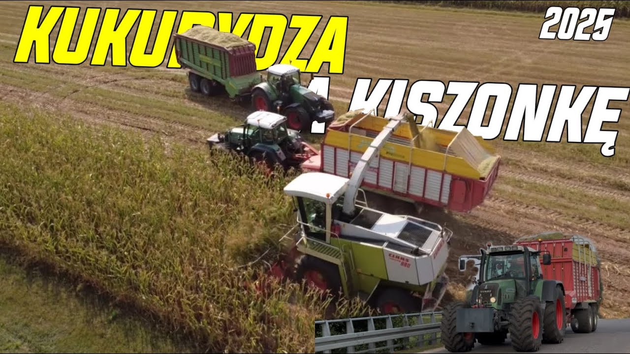 🌾 Claas + Fendt w akcji! Kukurydza na kiszonkę 2025