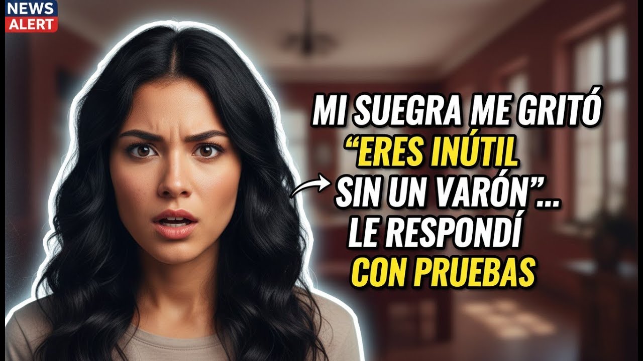 Mi suegra me gritó “eres inútil sin un varón”… le respondí con pruebas