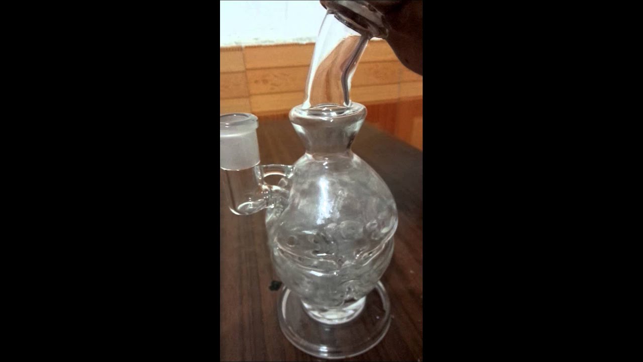 7 inches fab egg glass bong water pipe