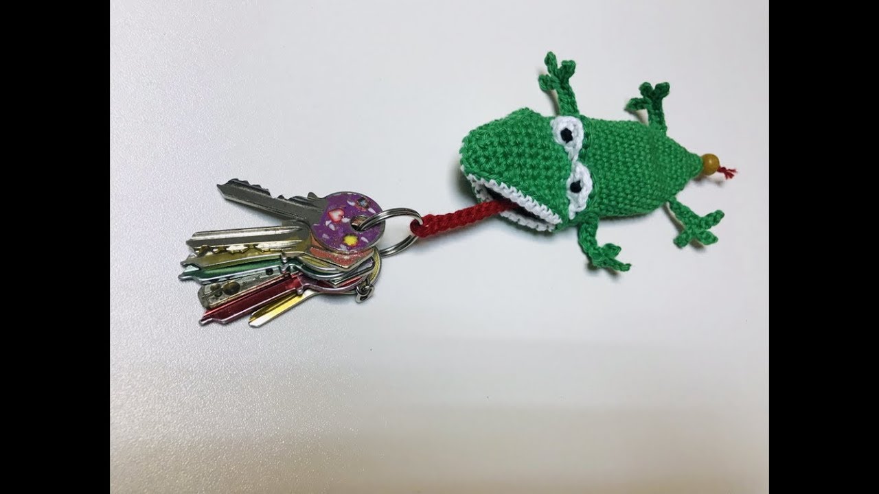 Cocodrilo a crochet guardallaves
