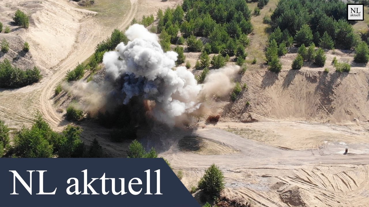 Tagebau Jänschwalde | Sprengung von Fundmunition