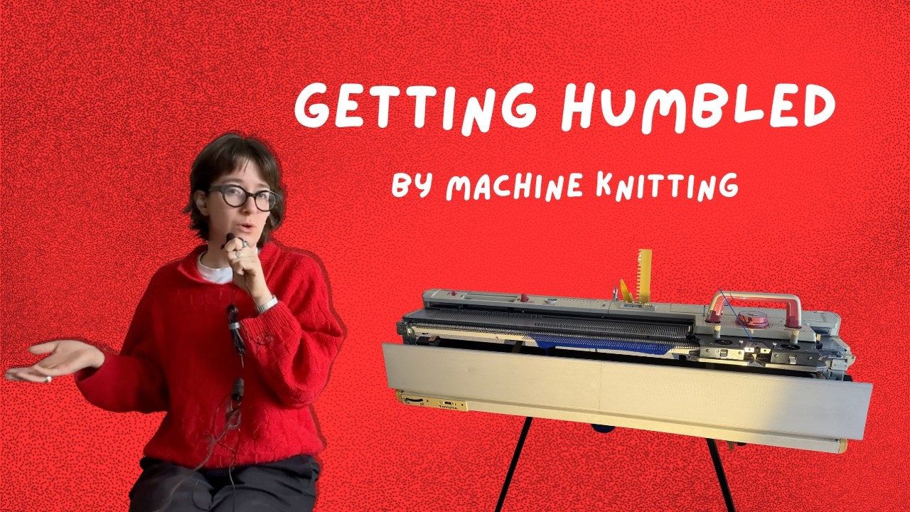Knitter gets HUMBLED by knitting machine | Studio Klara