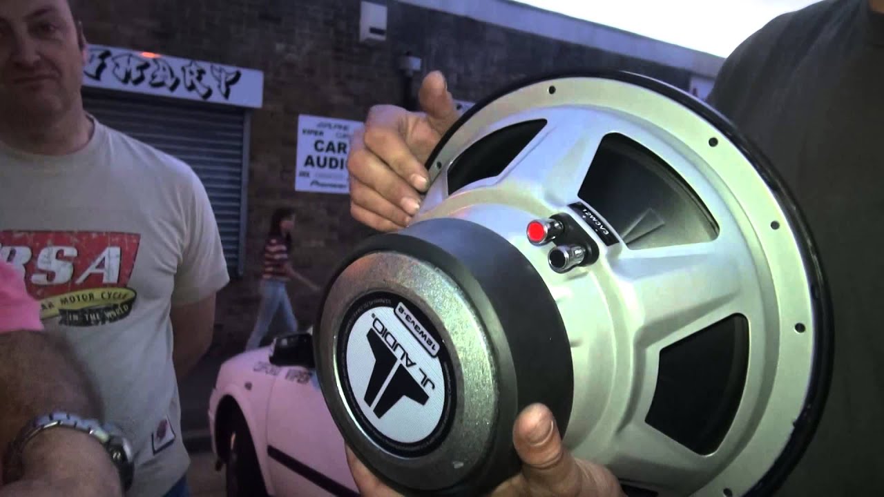 COUNTERFEIT JL AUDIO SUBWOOFER EXPOSED THEN BLOWN UP