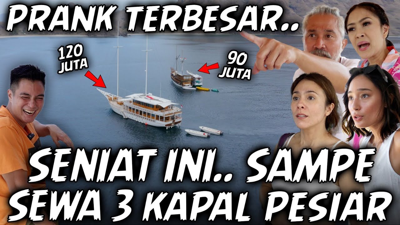PRANK KAPAL PESIAR. BIKIN SEMUA ARTIS PAPAN ATAS EMOSI
