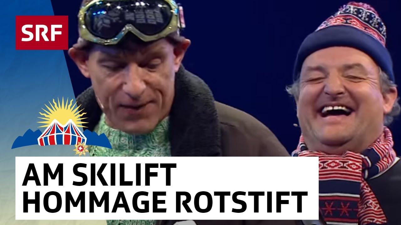 Am Skilift: Hommage an das Cabaret Rotstift | 25 Jahre Arosa Humorfestival | Comedy | SRF
