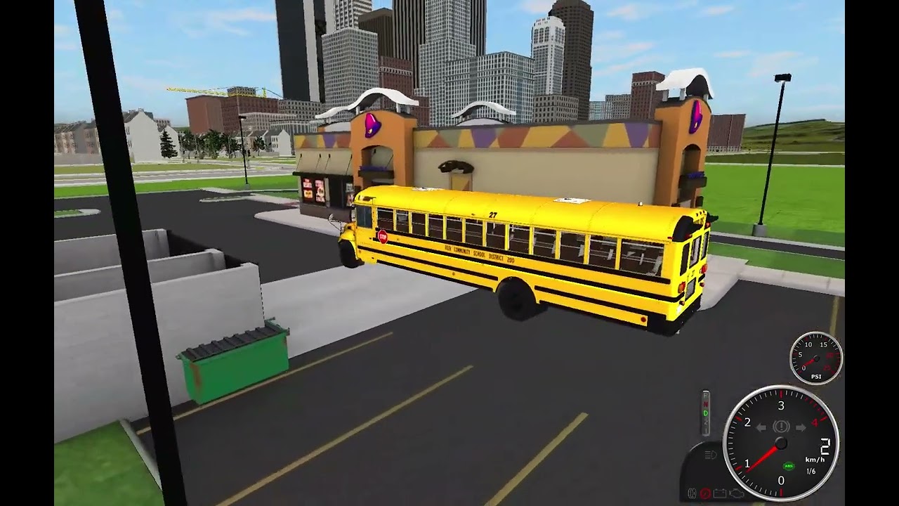 Rigs of Rods CE school bus road trip