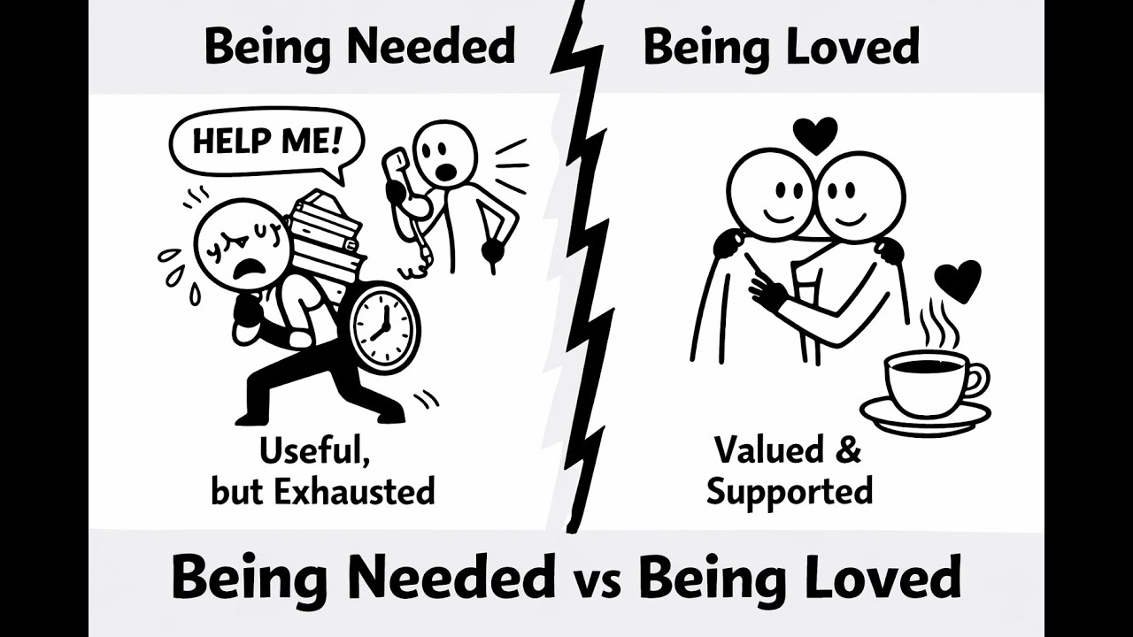 Being Needed vs Being Loved: The Psychological Difference That Drains You