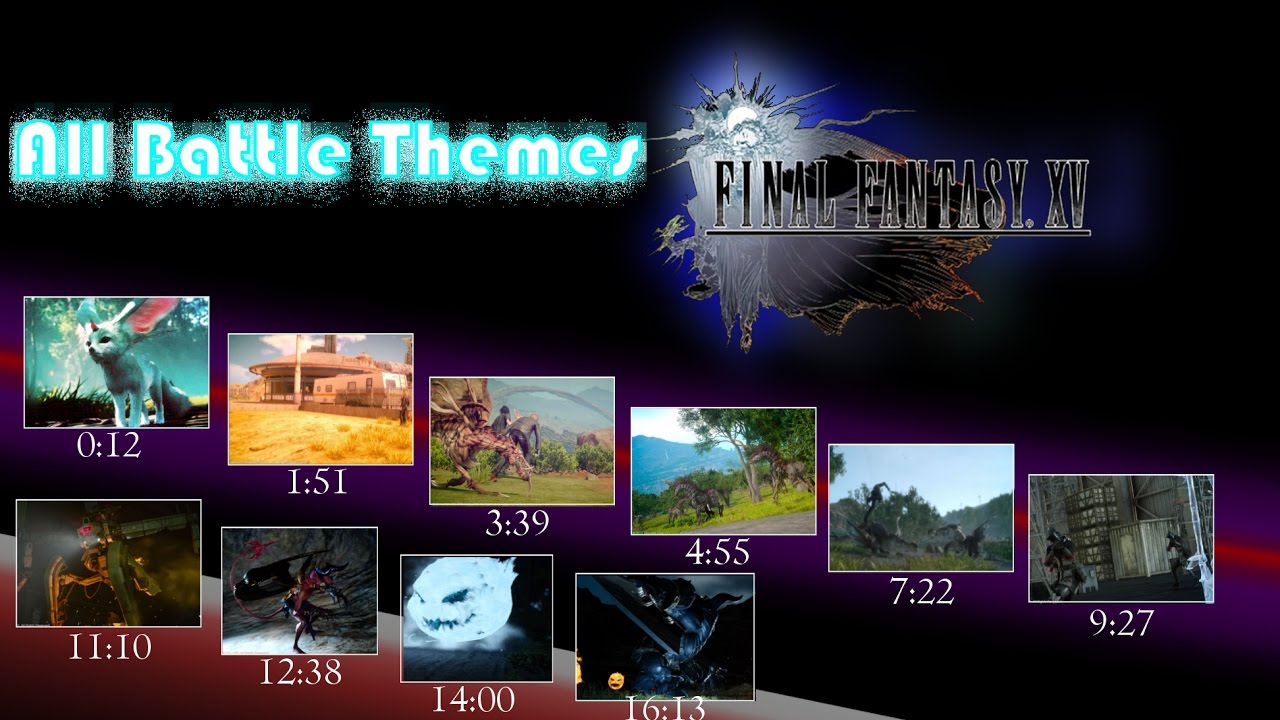 All Battle Themes - Final Fantasy XV