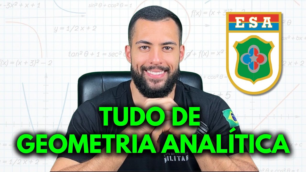 TUDO DE GEOMETRIA ANALÍTICA PARA ESA (Passo a passo completo)