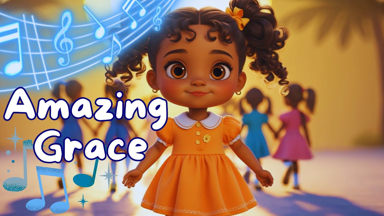 🎵Amazing Grace 💖 | Kids Gospel Song About God’s Love and Forgiveness | Faith Music for Children