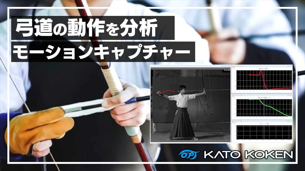 弓道の動作を解析する【モーションキャプチャー＋ハイスピードカメラ】