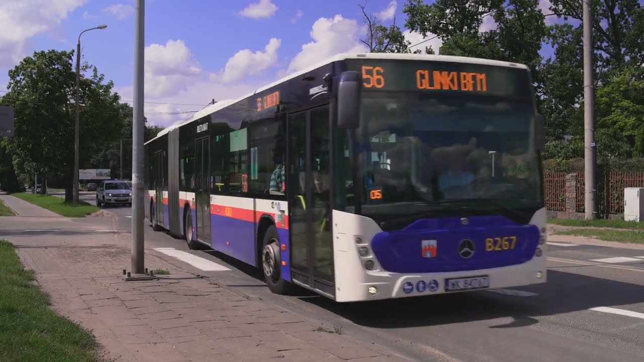 Poland, Bydgoszcz, bus 56 ride from Tarnowska to Zajęcza