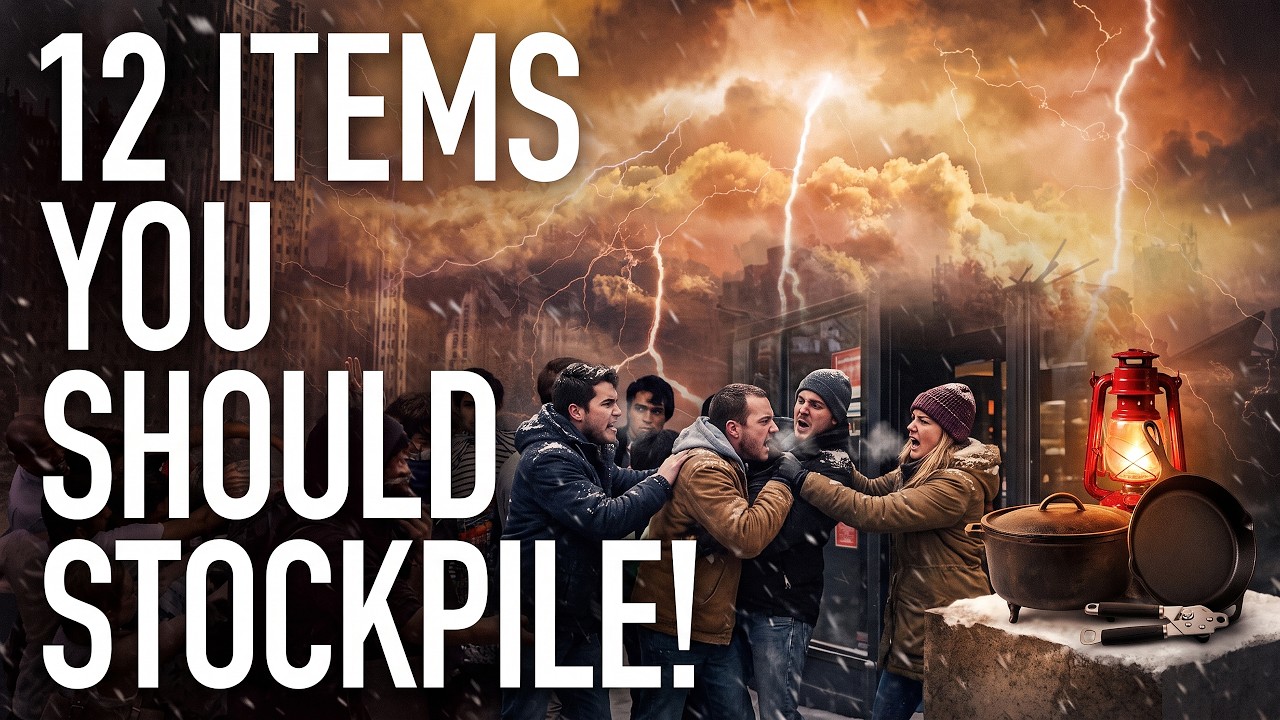 12 Must-Have Prepping Items To STOCKPILE Before A Winter Power Outage!