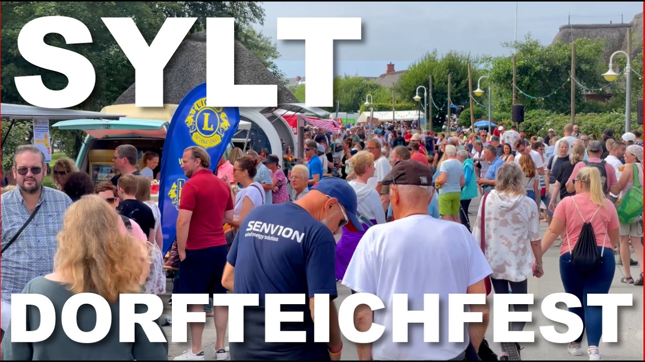 Sylt aktuell: Wenningstedter Dorfteichfest | Entenrennen, Zirkus, Modellschiffe & Kunst