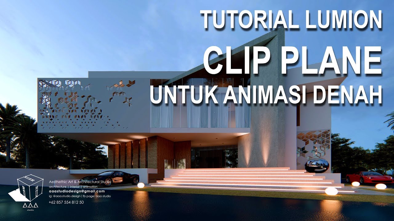 TUTORIAL LUMION: clip plane untuk animasi denah