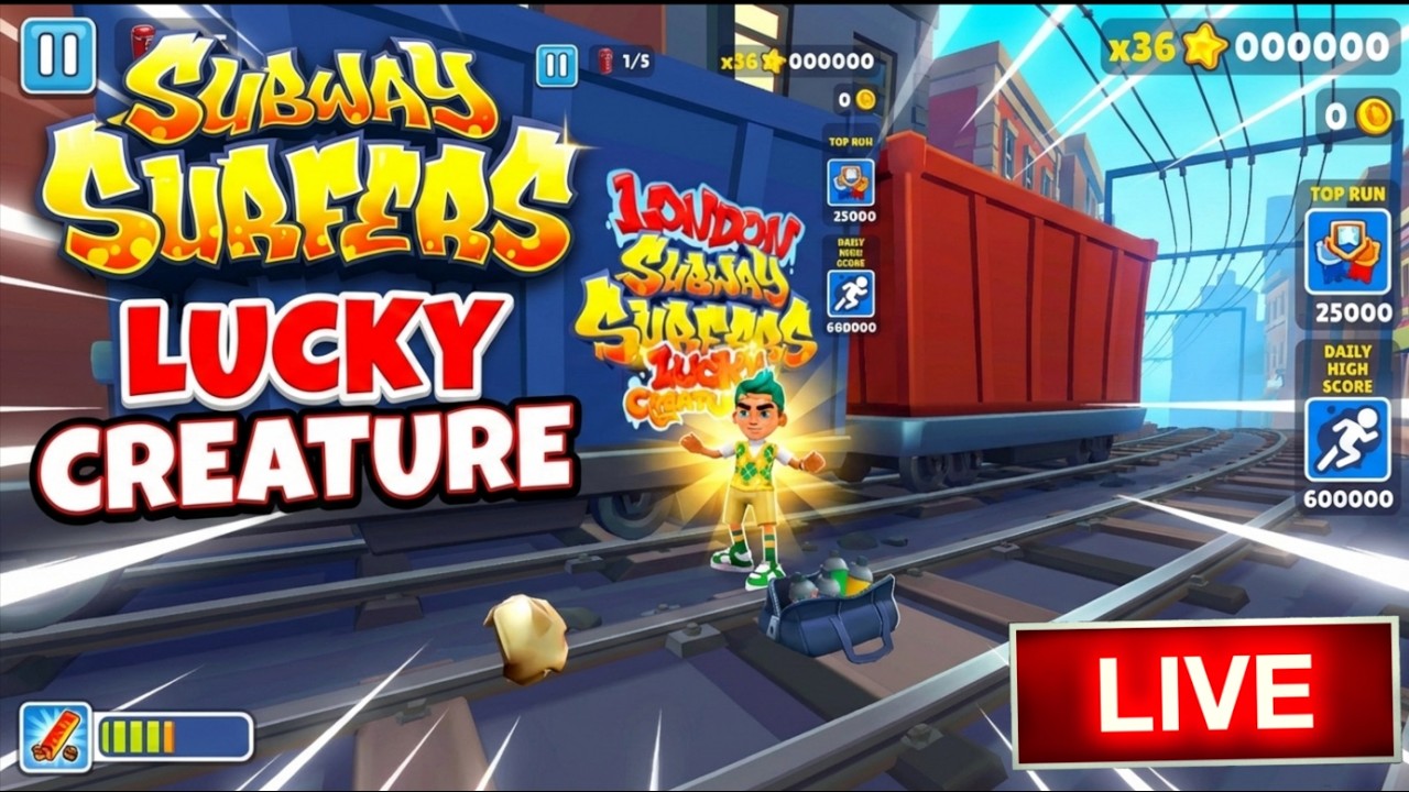 Subway Surfers impossible challenge in One run #subwaysurferslive 