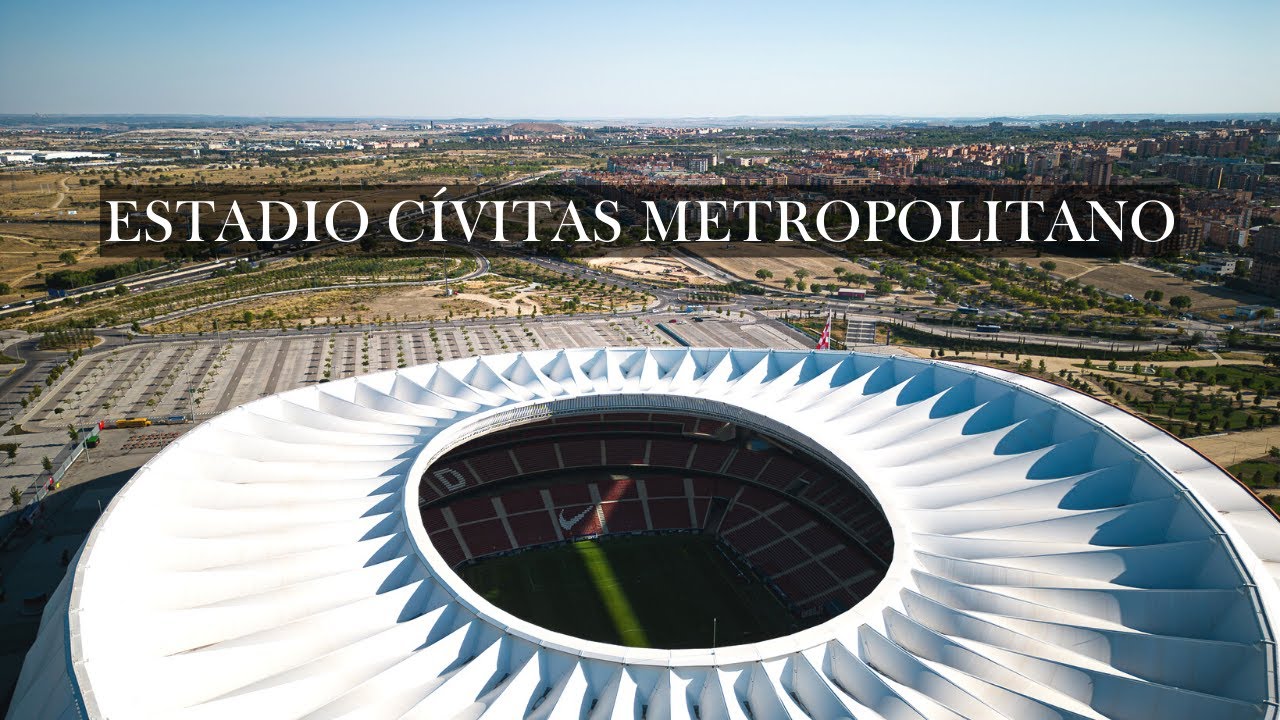 EXTRAORDINARY Atletico Madrid's Stadium Drone Footage - Estadio Cívitas Metropolitano