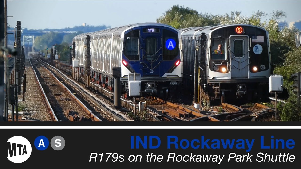 MTA NYC Subway: R179s on the Rockaway Park Shuttle (R179 S Train) - 9/20/23