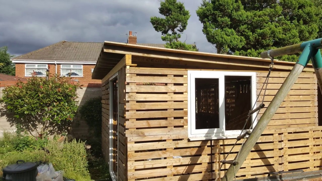 Pallet shed build