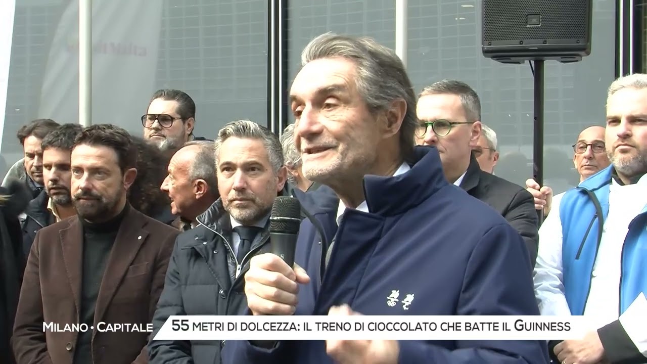 55 metri di dolcezza: il treno di cioccolato che batte il Guinnes