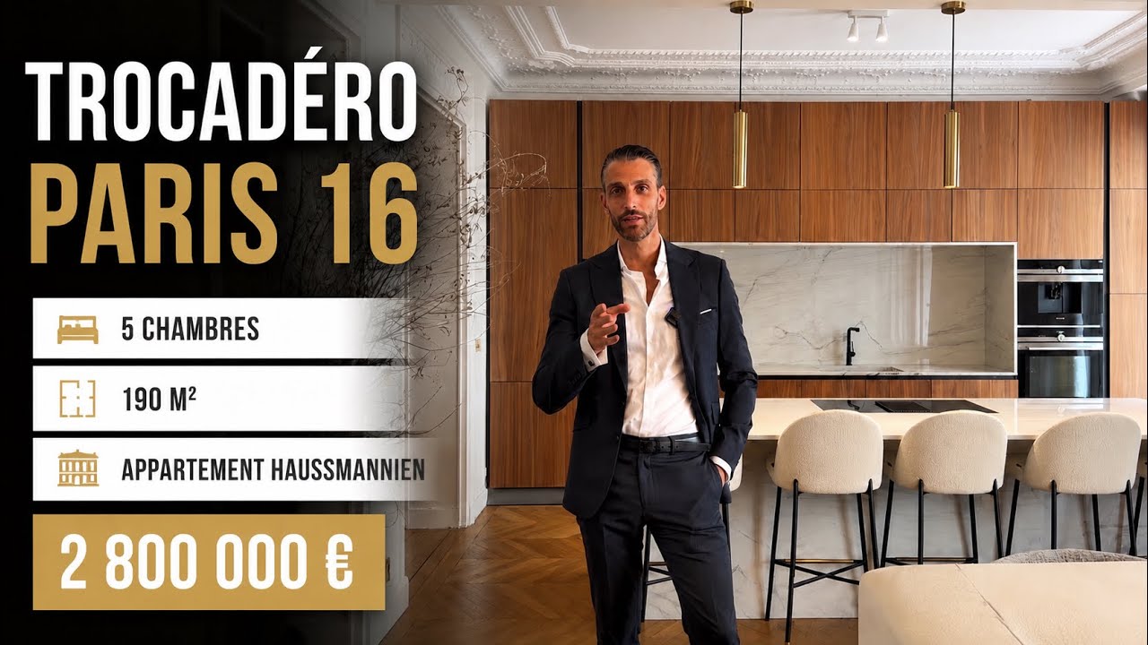 Appartement Familial d&rsquo;Exception au Trocad&eacute;ro 🇫🇷 | 190 m&sup2; &bull; 5 Chambres &bull; Paris 16
