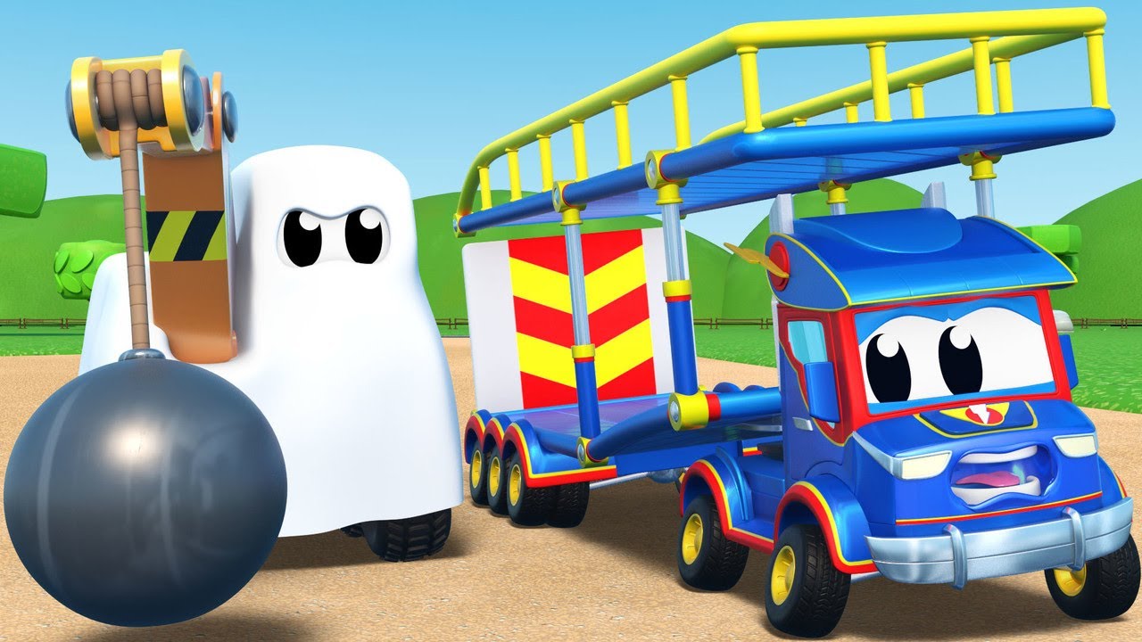 Halloween: Duch w labiryncie | Super Ciężarówka | Car City World App