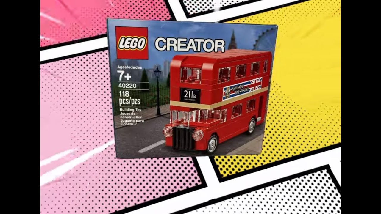 WALLET FRIENDLY FUN! LEGO Creator Double Decker London Bus Set 40220