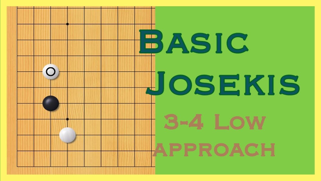 [3-4 point (3)] Low approach basic josekis #gogame #joseki #golesson