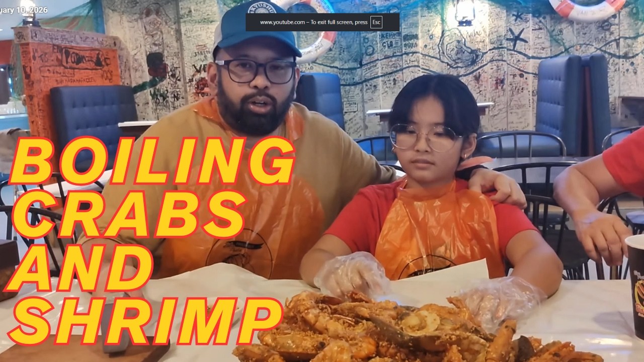 MASARAP ANG HIPON AT CRABS | Blue Posts Boiling Crabs & Shrimps