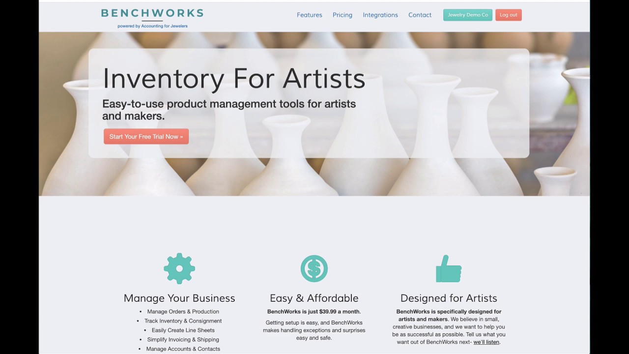 Overview of BenchWorks Inventory Features