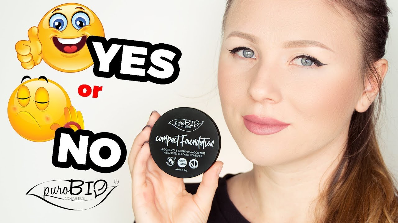 Testing COMPACT FOUNDATION PuroBio - Pelle GRASSA, SENSIBILE E ACNEICA