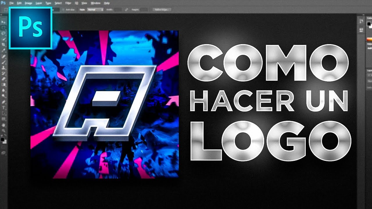 COMO HACER UN LOGO EN PHOTOSHOP | TUTORIAL en ESPAÑOL | Carlos Igles