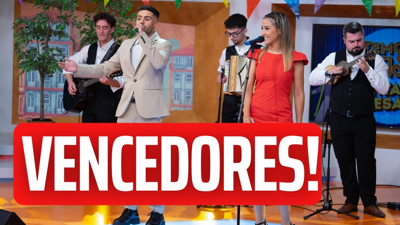 Os Grandes Vencedores  das Desgarradas! Temos Artista - Cristiana Antunes e David Coimbra