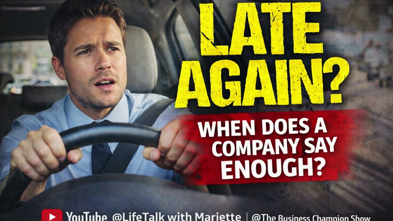 Late AGAIN? -  WHEN DOES a COMPANY Say ENOUGH? Don't let self-sabotage get the best of you.